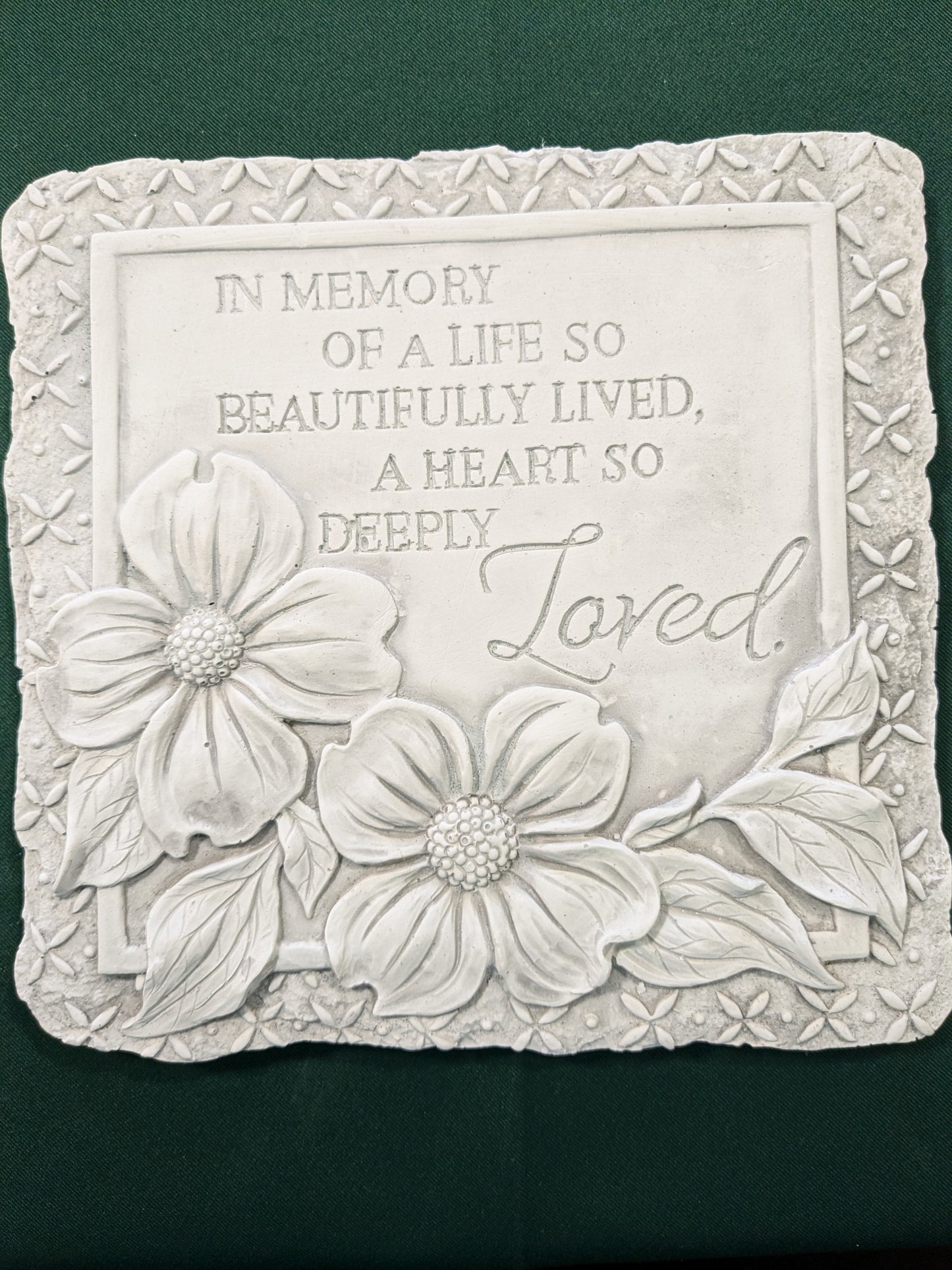 SMALL MEMORY STONE - IN MEMORY OF A LIFE